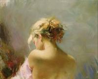 Pino Daeni - Impression oil painting.